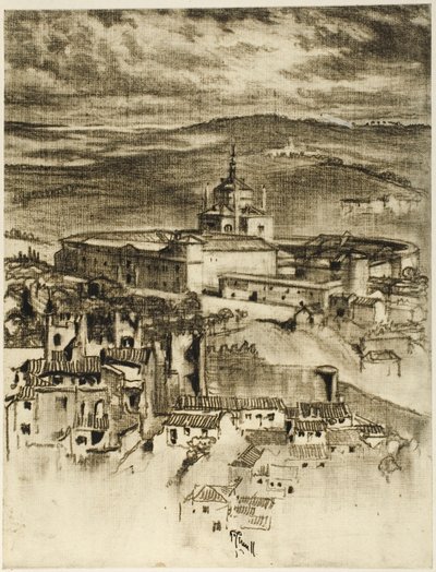 El Hospicio de San Juan, Toledo de Joseph Pennell