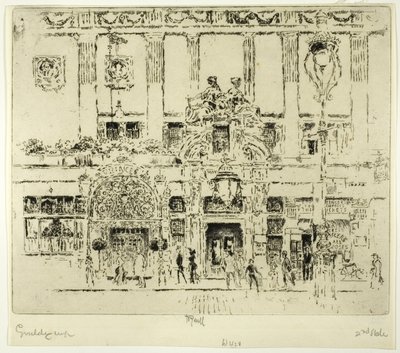 El Instituto, Piccadilly de Joseph Pennell