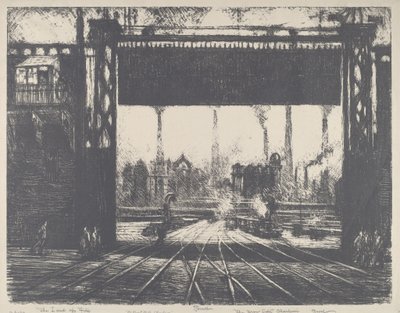 La Puerta de Hierro, Charleroi de Joseph Pennell