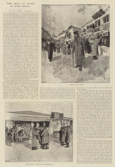 El judío en casa, por Joseph Pennell de Joseph Pennell