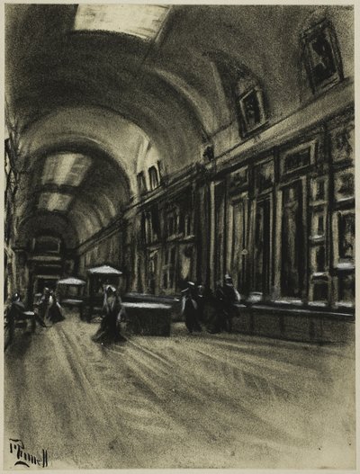 La Galería Larga, Prado de Joseph Pennell