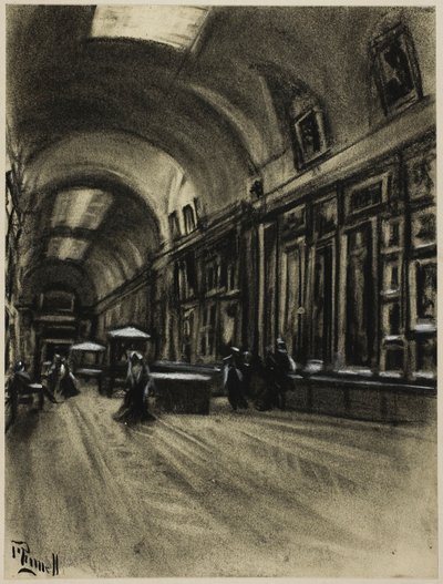 La Galería Larga, Prado de Joseph Pennell