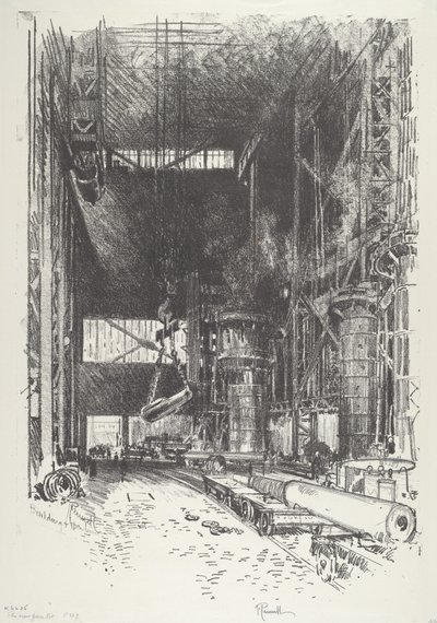 El nuevo pozo de armas, 1916 de Joseph Pennell