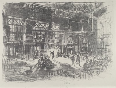 Las prensas, 1916 de Joseph Pennell