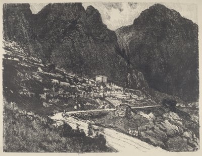 Las rocas brillantes, Delfos de Joseph Pennell