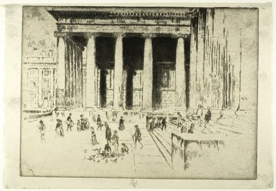 Los escalones, Museo Británico de Joseph Pennell