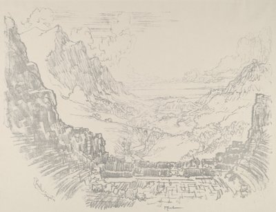 El teatro, Segesta de Joseph Pennell