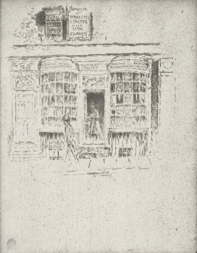 La tienda de tabaco, 1903 de Joseph Pennell