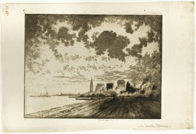 Las vías, Chicago de Joseph Pennell