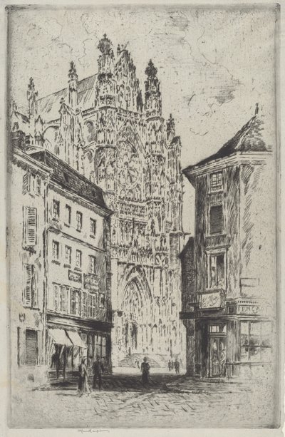 El Transepto, Beauvais de Joseph Pennell