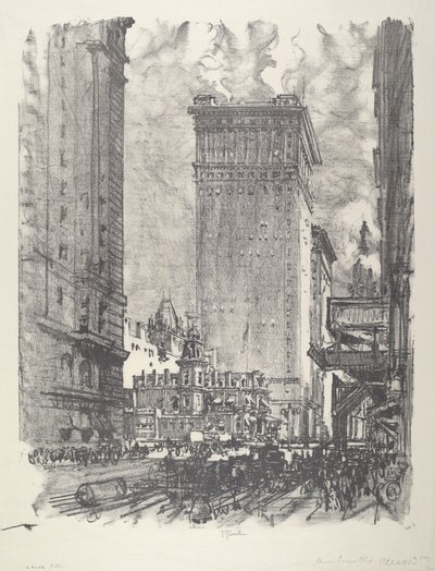 La Liga de la Unión, 1912 de Joseph Pennell