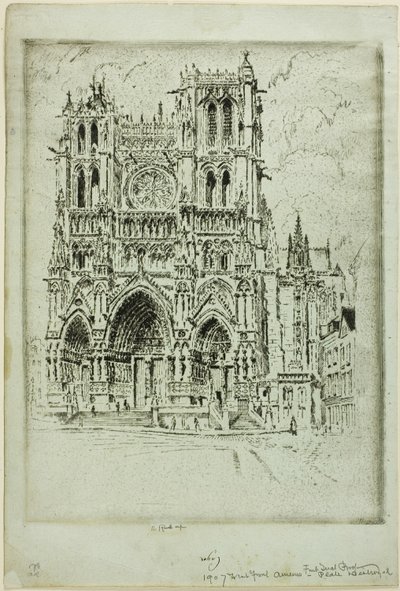 El frente oeste de Amiens de Joseph Pennell