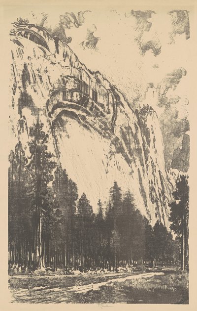 El valle de Yosemite de Joseph Pennell