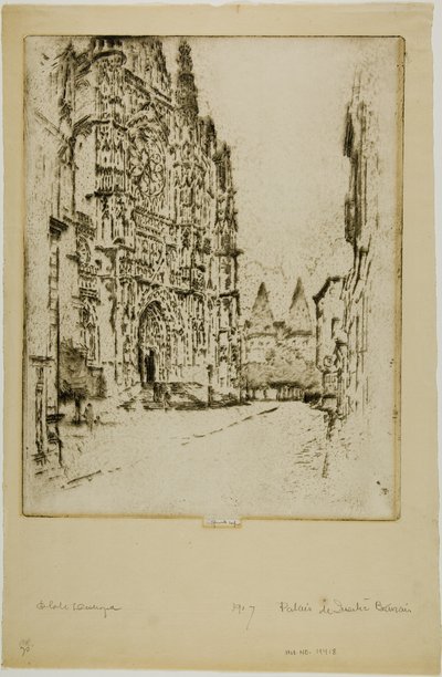 Torres del Palacio Episcopal, Beauvais de Joseph Pennell