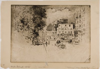 Tyburn, el automóvil de Joseph Pennell