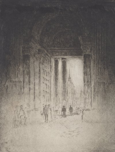 Puerta oeste, San Pablo, 1903 de Joseph Pennell
