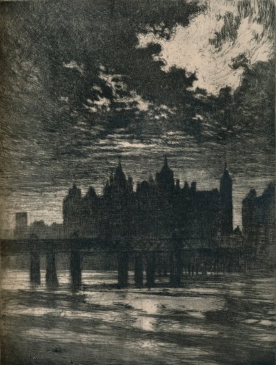 Whitehall Court, 1903 de Joseph Pennell