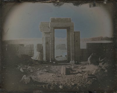 Templo de Horus, Edfu, 1842-44 de Joseph Philibert Girault De Prangey
