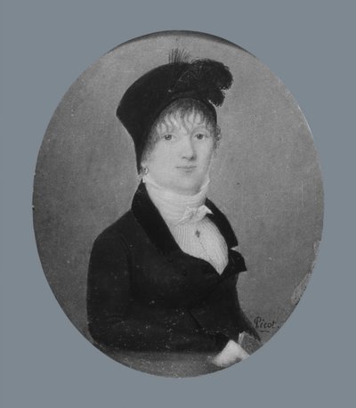 Retrato de una dama de Joseph Pierre Picot de Limoelan de