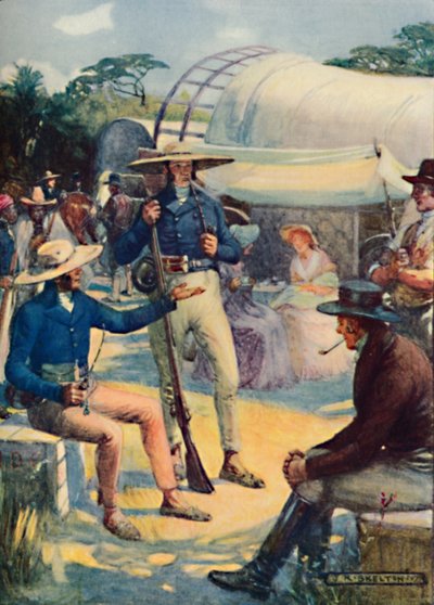 Colonos de 1820 y sus convoyes bóer, 1909 de Joseph Ratcliffe Skelton
