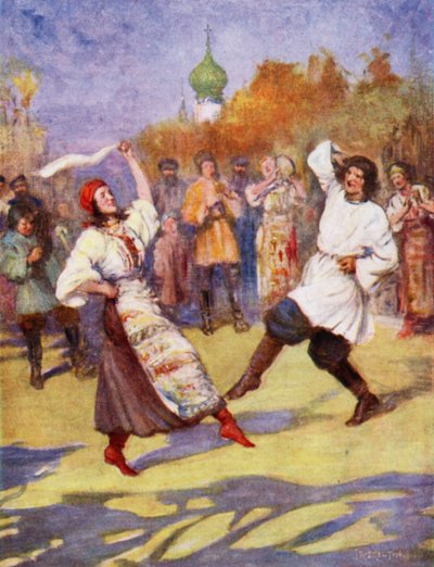 Baile campesino ruso de Joseph Ratcliffe Skelton