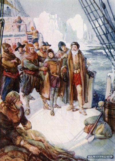 Estos hombres crueles querían dejar a Hudson a la deriva en las aguas heladas de Joseph Ratcliffe Skelton