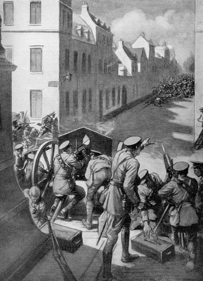 Primera Guerra Mundial - Batalla de Le Cateau 1914 de Joseph Ratcliffe Skelton