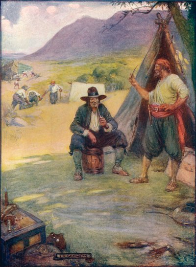 Donde ahora se encuentra la gran ciudad de Ciudad del Cabo, instalaron sus tiendas y cabañas, c. 1908, c. 1920 de Joseph Ratcliffe Skelton