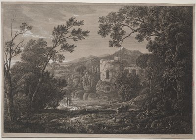 Una vista italiana, c. 1810 de Joseph Rebell