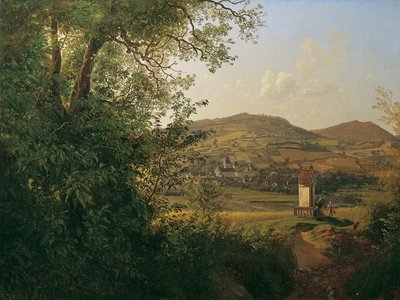 Vista de Pöggstall de Joseph Rebell