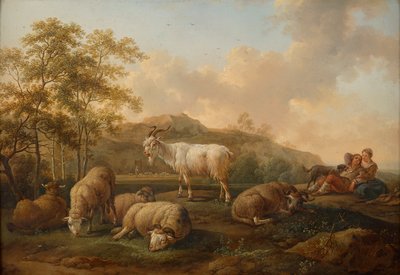 Paisaje con ganado pastando de Joseph Roos d. Ä.