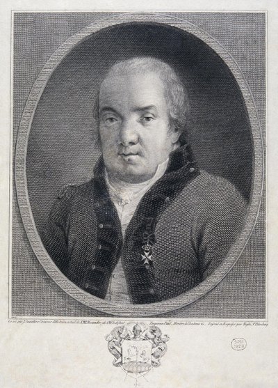 Retrato del arquitecto Giacomo Quarenghi 1744-1817, finales del siglo XVIII de Joseph Saunders