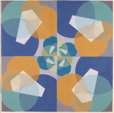 Cuadrados verdes (de la serie La base matemática de las artes) de Joseph Schillinger