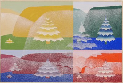 Árboles (de la serie La base matemática de las artes) de Joseph Schillinger