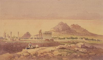 El Templo de Zeus Olímpico, Atenas de Joseph Schranz