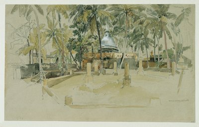 Templo budista en Ceilán (Sri Lanka) de Joseph Selleny