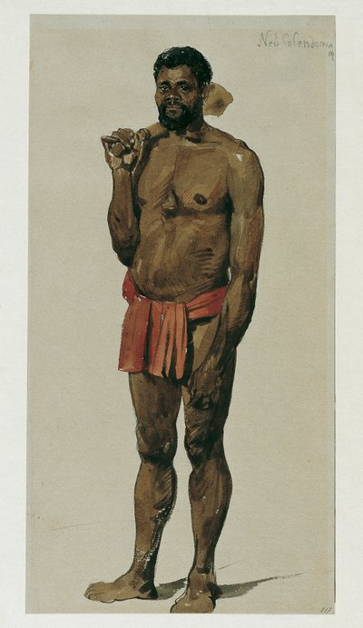 Nativo de Nueva Caledonia de Joseph Selleny