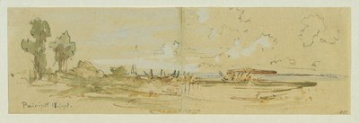 Uferlandschaft der Insel Puinipet (Ponape), Islas Carolinas de Joseph Selleny