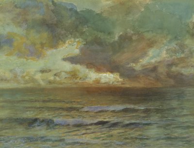 Atardecer en Seascale de Joseph Severn