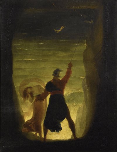 La tempestad. Próspero y Ariel de Joseph Severn