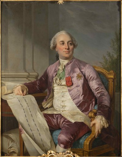 Charles Claude Flahaut de La Billarderie, conde de Angiviller 1730-1809, 1779 de Joseph Siffred Duplessis