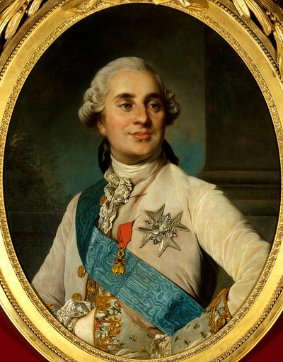Retrato de Luis XVI (1754 - 1793), Rey de Francia de Joseph Siffred Duplessis