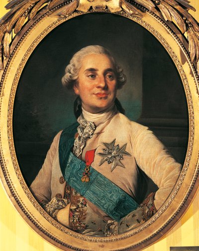Retrato de Luis XV de Francia, llamado el Bien Amado (Versalles de Joseph Siffred Duplessis