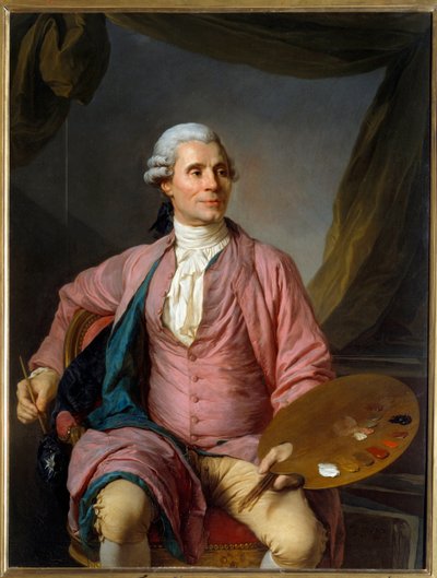 Retrato del pintor Joseph Marie Vien (1716-1809) de Joseph Siffred Duplessis