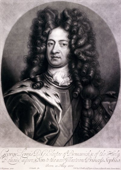 Jorge I, Rey de Gran Bretaña, c. 1700 de Joseph Smith