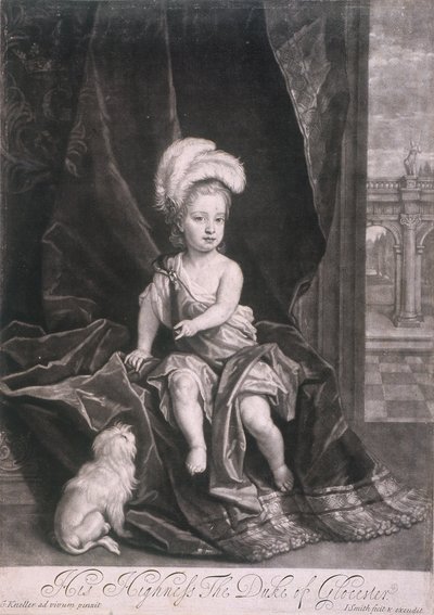 William, Duque de Gloucester, de niño, c. 1720 de Joseph Smith