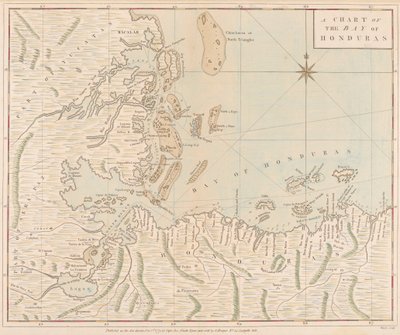 Carta de la Bahía de Honduras de Joseph Smith Speer