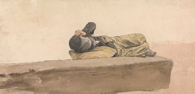 Un niño tumbado de Joseph Stannard