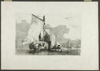 Barcos en Braydon de Joseph Stannard