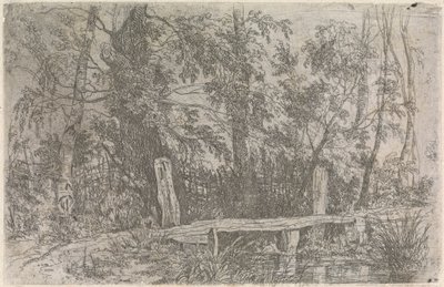 Paisaje con puente de Joseph Stannard
